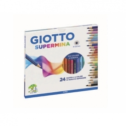 Lápices Supermina 24 Colores Giotto