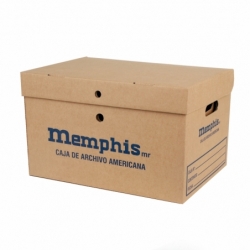 Caja Archivo Americana 40.5x30x26 cm. Memphis