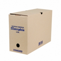 Caja Archivo Estandar 37.5 x 24 x 13.5 cm. Memphis
