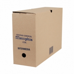 Caja archivo Intermedia  29 x 14 x 42 cm. Memphis