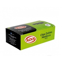 Apretador Doble Clip 32mm. 12und. Adix