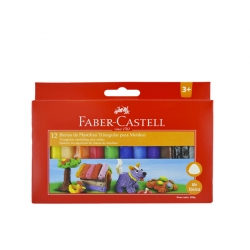 Plasticina 12 colores Faber Castell