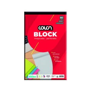 Block Prepicado Lineal Oficio 80hjs Colón