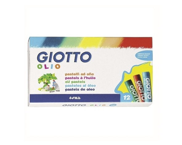 Lápices Pastel Óleo 12 und. Giotto