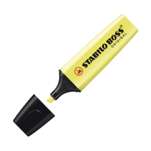 Destacador Escritorio Pastel Amarillo Stabilo Boss