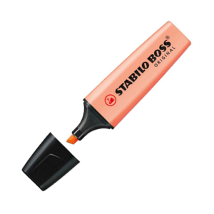 Destacador Escritorio Pastel Naranjo Stabilo Boss