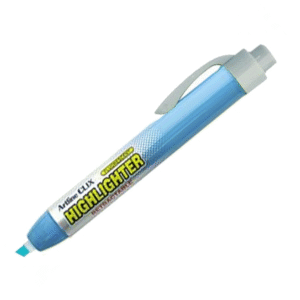 Destacador Retractil 63 Celeste Artline