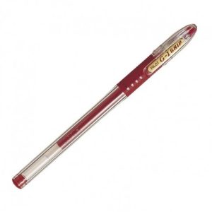 Lápiz gel 0.7 mm G-1 con grip rojo Pilot