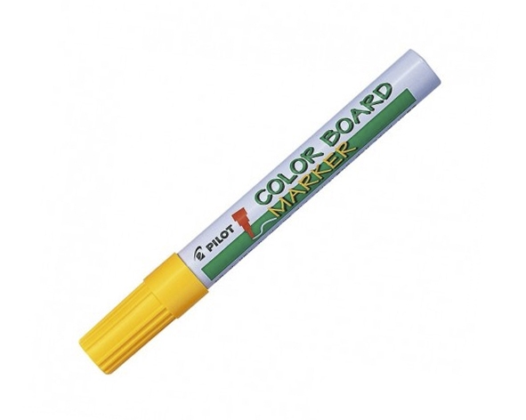 Marcador borrable tiza amarillo Pilot
