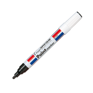 Marcador Permanente Óleo Punta Redonda Negro 2mm Pilot