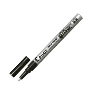 Marcador Permanente Óleo Punta Fina Plata 1mm Pilot