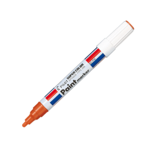 Marcador Permanente Óleo Paint Punta Redonda Naranjo 2.0mm Pilot