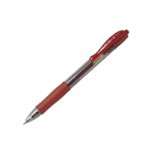 Lápiz Gel Retráctil G-2 Rojo 0.7mm Pilot
