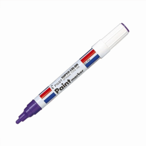 Marcador Permanente Óleo Paint Punta Redonda Violeta 2mm Pilot