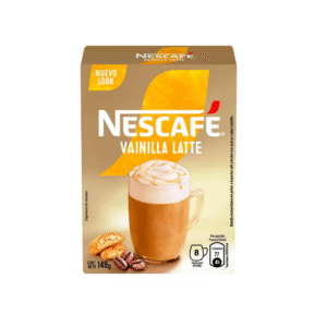 Café Vainilla Latte Caja 148gr 8 Sobres Nescafé