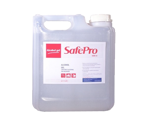 Alcohol Gel 5 litros con Glicerina SafePro