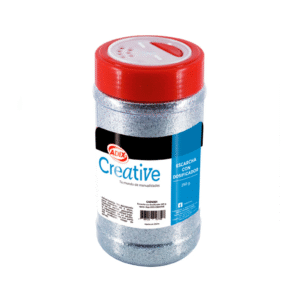 Escarcha Creative con Dosificador Plateada 250gr 1 Unidad Adix