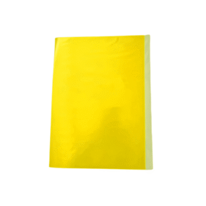 Carpeta Plastificada Amarilla Oficio con Accoclip Sin Marca