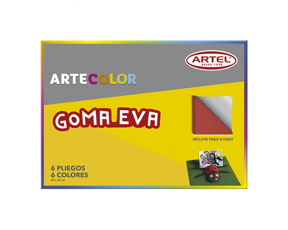 Carpeta Goma Eva 6 hojas Artecolor