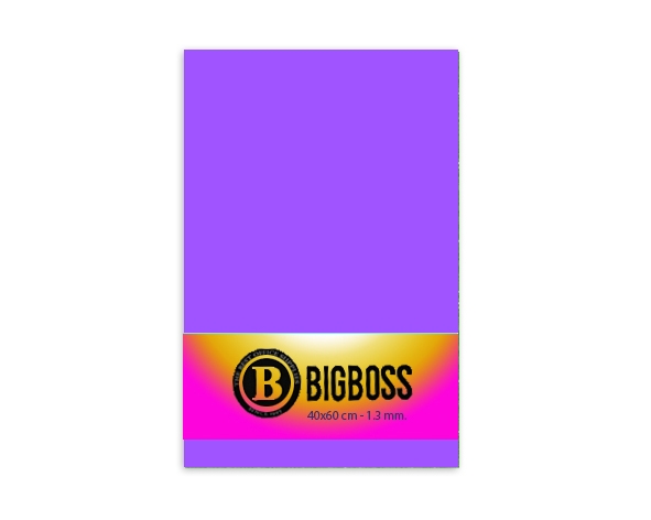 Goma Eva 40x60cm 10und. Violeta Big Boss