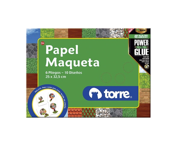 Bolson papel maqueta Imagia Torre