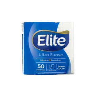 Servillleta Cóctel 22110 Hoja Simple 24x24cm 50 Unidades Elite