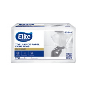 Toalla Papel Interfoliada Clinic Blanco 18 Paquetes 200hjs Elite