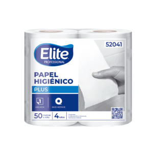 Papel Higiénico Hoja Simple Gofrado 50m x 4 Unidades Elite