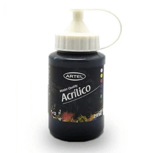Pintura Acrílica 221 Negro 250ml Artel