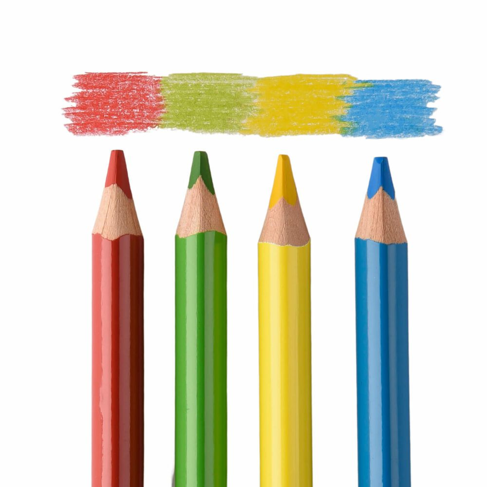 Lápices de Colores Jumbo Triangulares 12 Colores Torre - Imagen 2