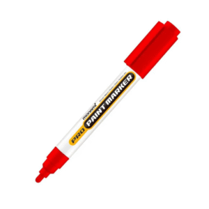 Marcador Paint Óleo Rojo Monami