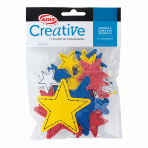 Estrella Goma Eva Autoadhesiva 40 unidades Creative Adix
