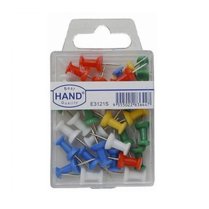 Push-Pins Colores Surtidos 30 Unidades Hand