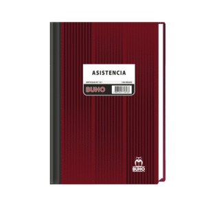 Libro Control de Asistencia Nº121 100hjs Buho