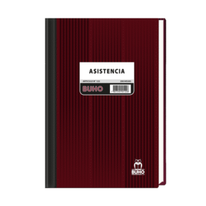 Libro Control de Asistencia Nº122 200hjs Buho