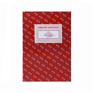 Libro Control de Asistencia Foliado 50hjs Rem