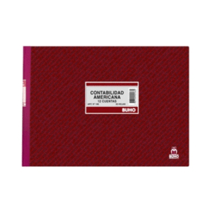 Libro Contable Americano Nº196 50hjs Buho