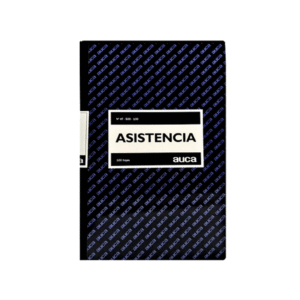 Libro Control de Asistencia 100hjs Auca