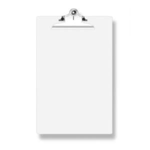 Tabla Acrílica Incolora Oficio Con Apretador 901-FC Hand