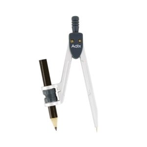 Compas Plástico C/Adaptador y sacapunta Adix