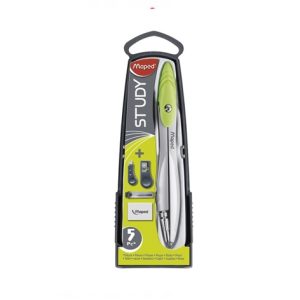 Compas Metálico Study C/tiralineas y Accesorios Maped