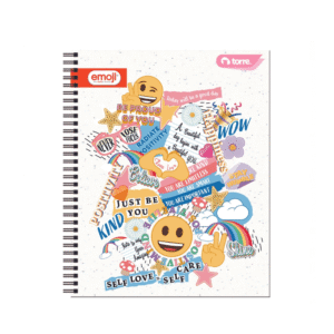 Cuaderno Universitario Emoji 7mm 100hjs Torre