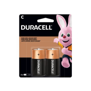 Pilas Alcalinas Mediana C 2 Unidades Duracell