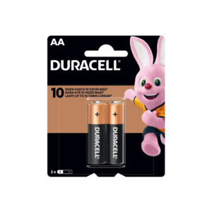 Pilas Alcalinas AA 2 Unidades Duracell