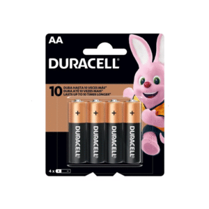 Pilas Alcalinas AA 4 Unidades Duracell