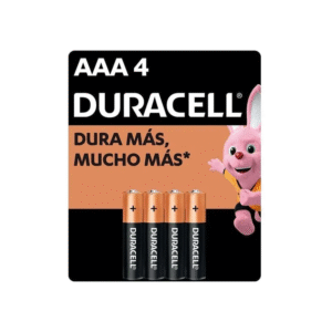 Pilas Alcalinas AAA 4 Unidades Duracell