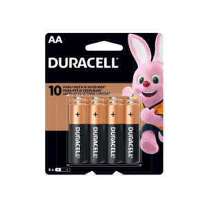 Pilas Alcalinas AA 8 Unidades Duracell