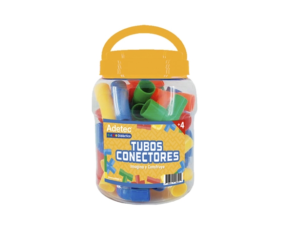 Tubos conectores Didácticos 40 Piezas Adetec