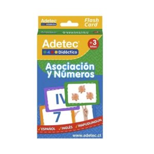 Flash Card Asociación y Números 60 piezas Adetec