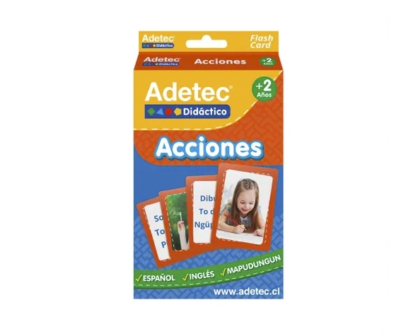 Flash Cards Didácticas Acciones - Adetec